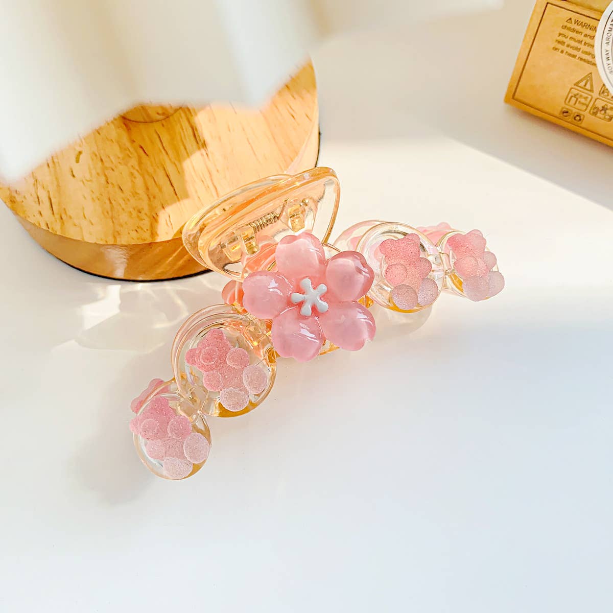 Macaron fresh fruit grab clips sweet hair clips