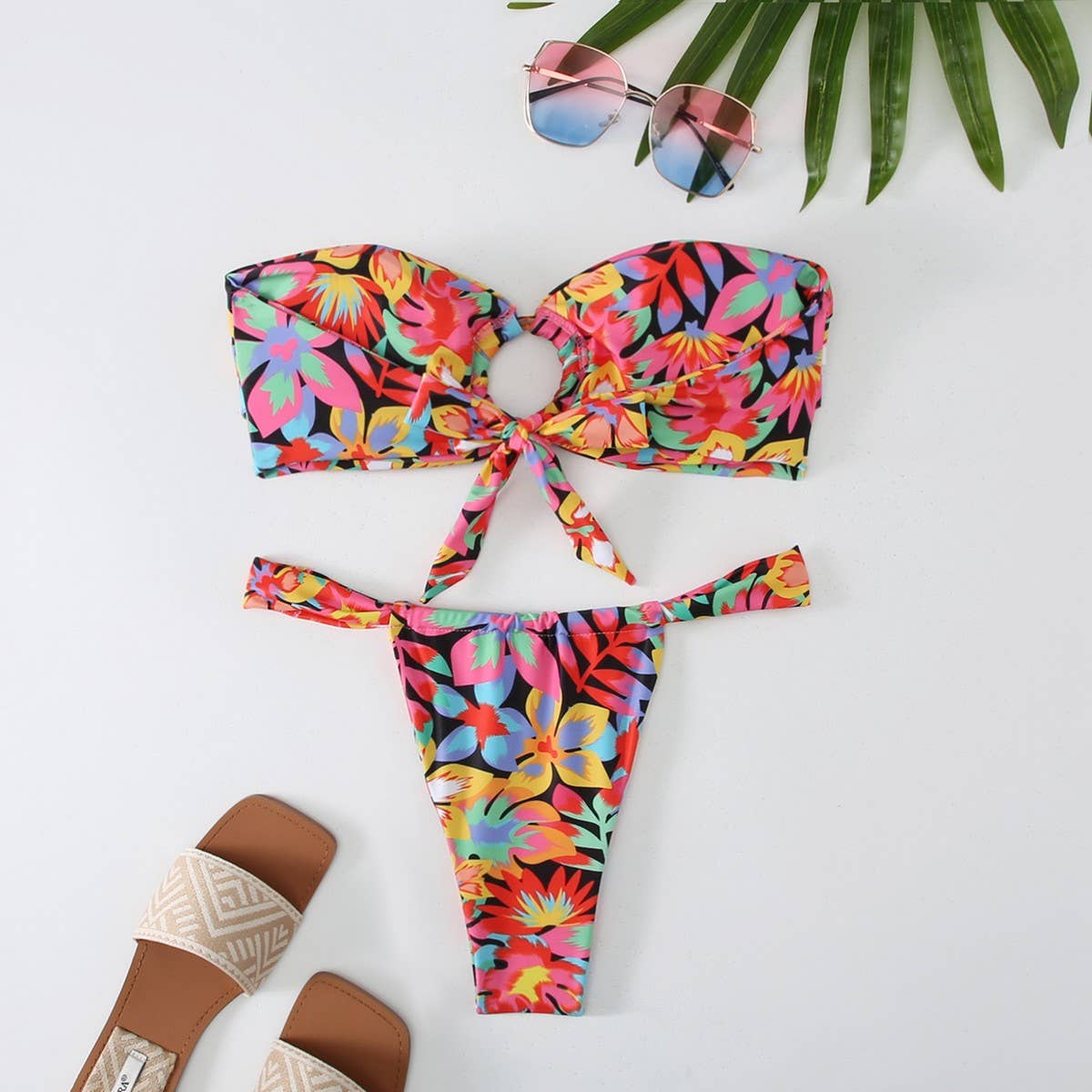Swimwear Women Floral Print Bikini For Summer