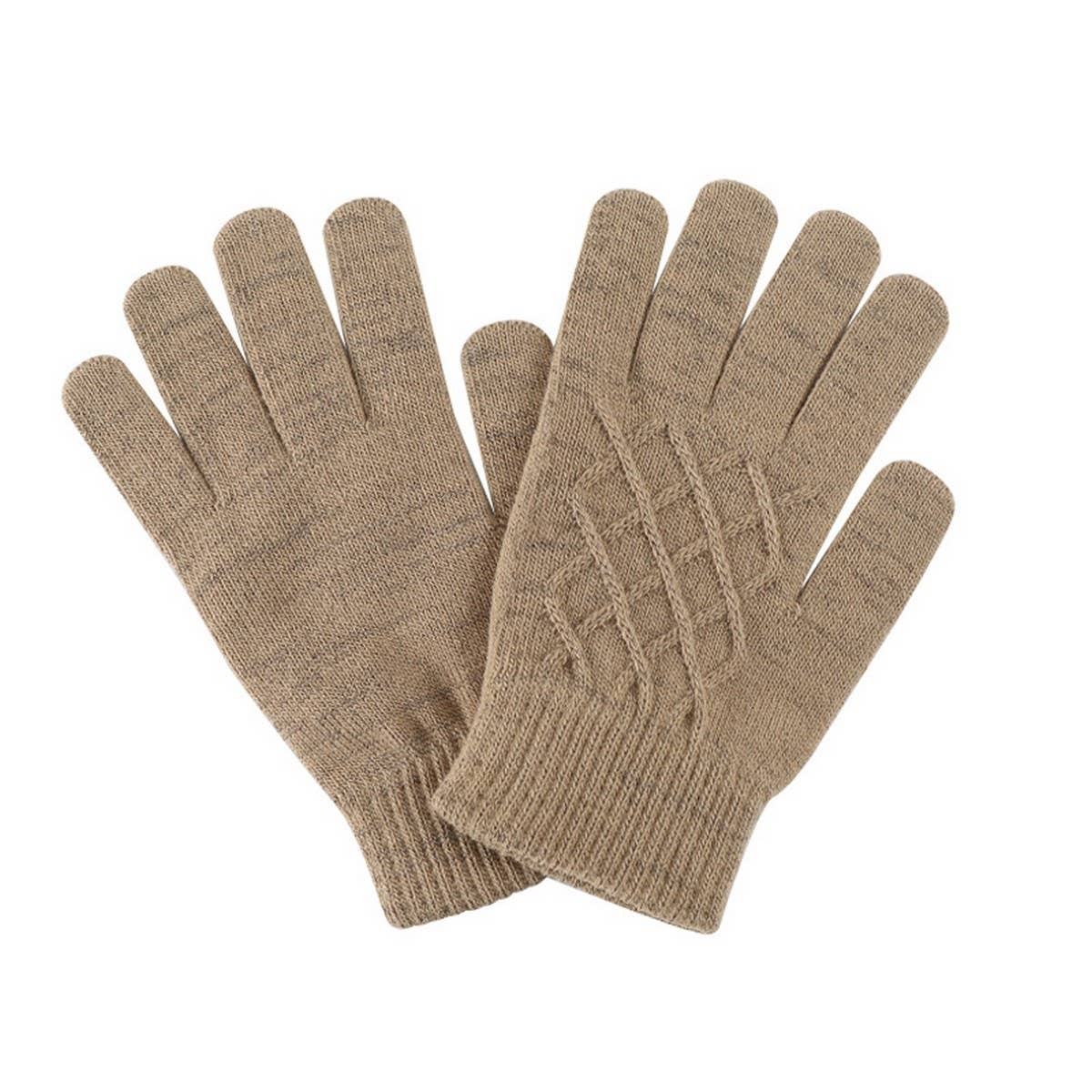 WINTER OUTDOOR KNITTED TOUCH SCREEN ADULT GLOVES_CWAG0404