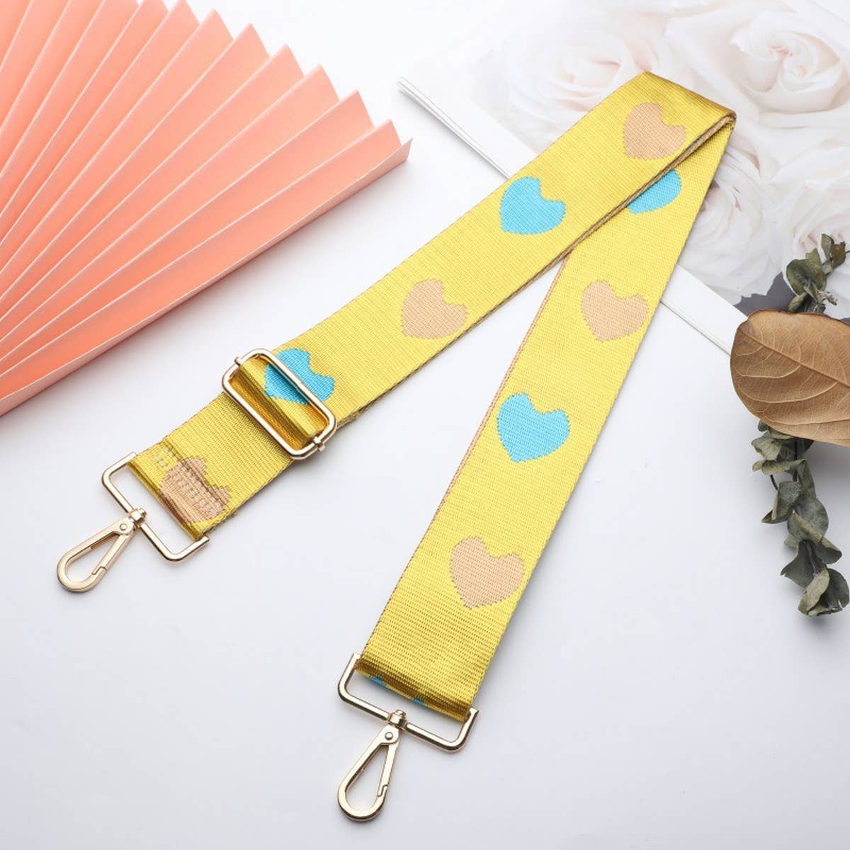 WOMEN SIMPLE HEART-SHAPED ADJUSTABLE BAG STRAP