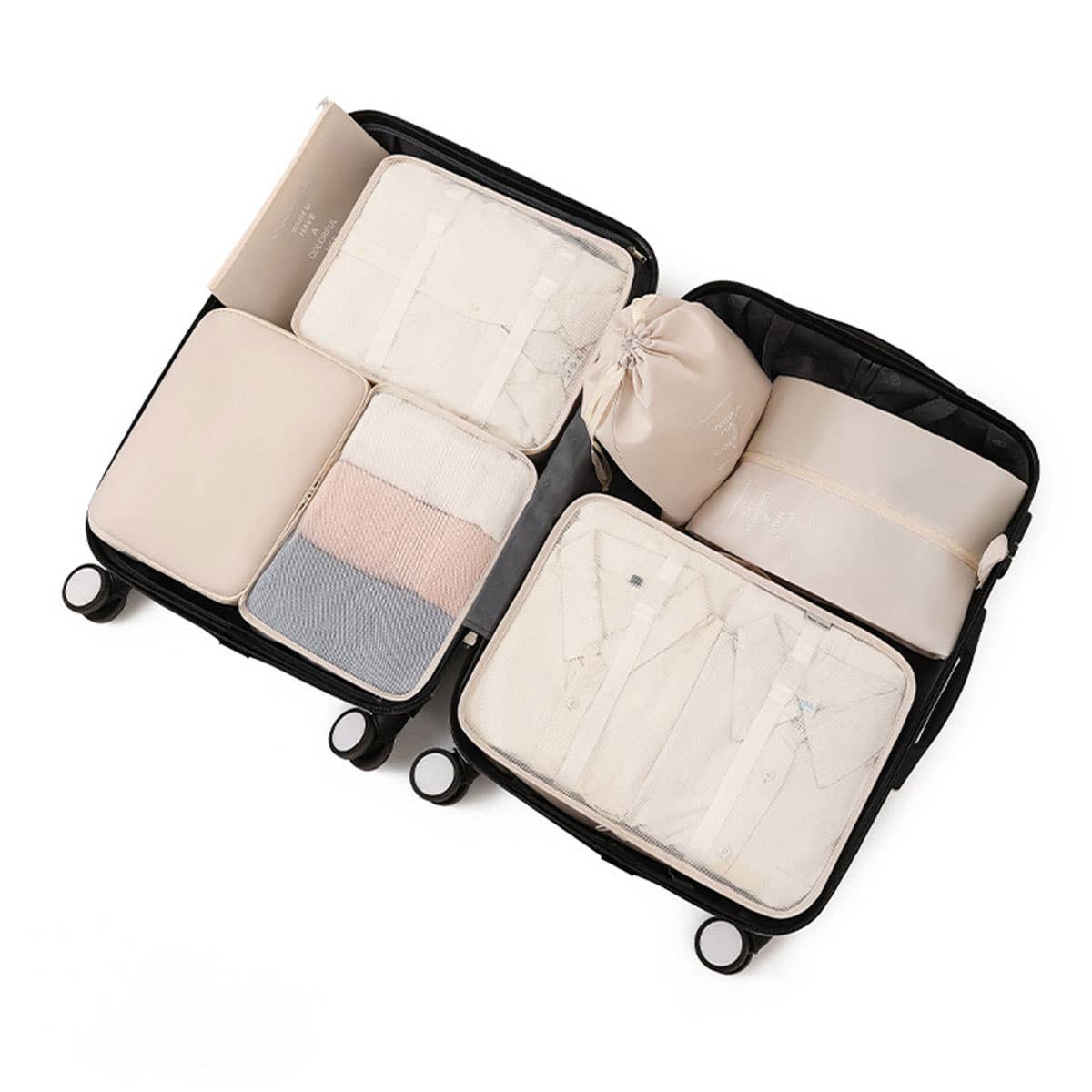 6/7-Piece Waterproof Travel Packing Cube Set_CWAB0542