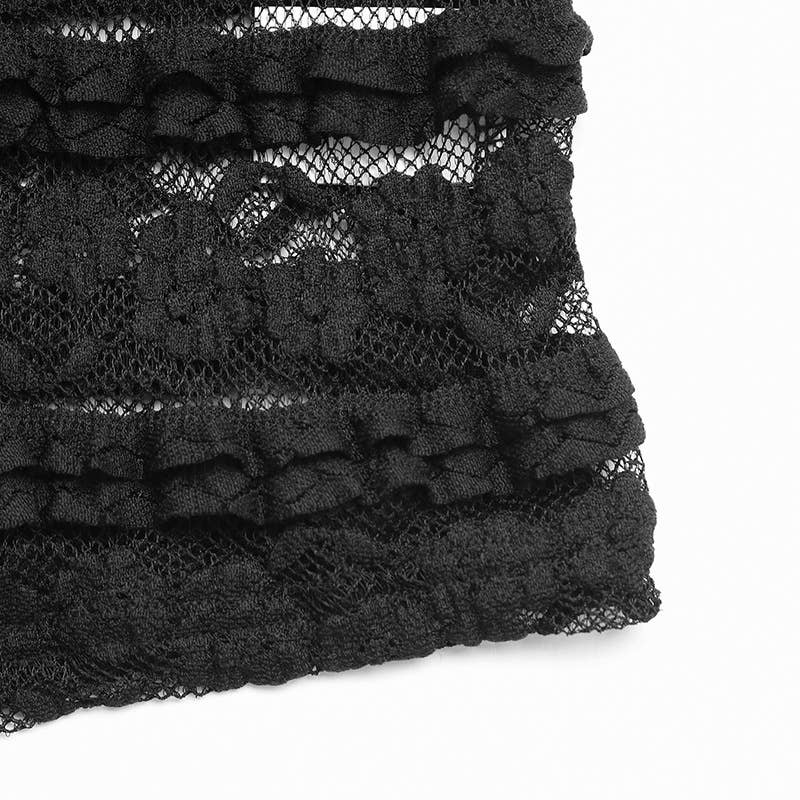 Slim Fit Sexy Chic Solid Lace Tank Top