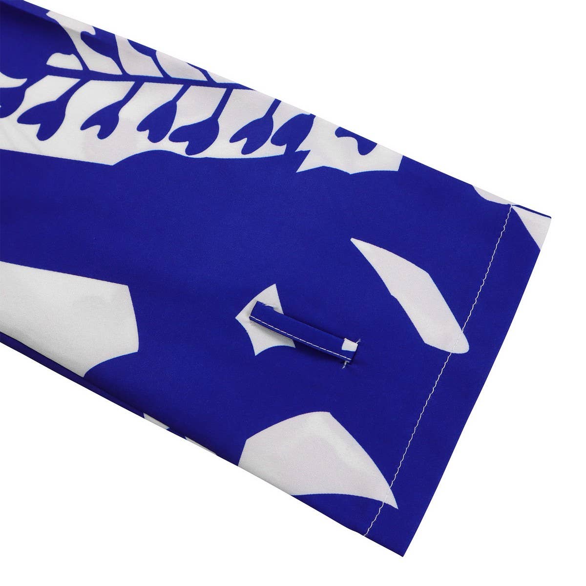 TEMPERAMENT PRINTED IRREGULAR LAPEL DRESS