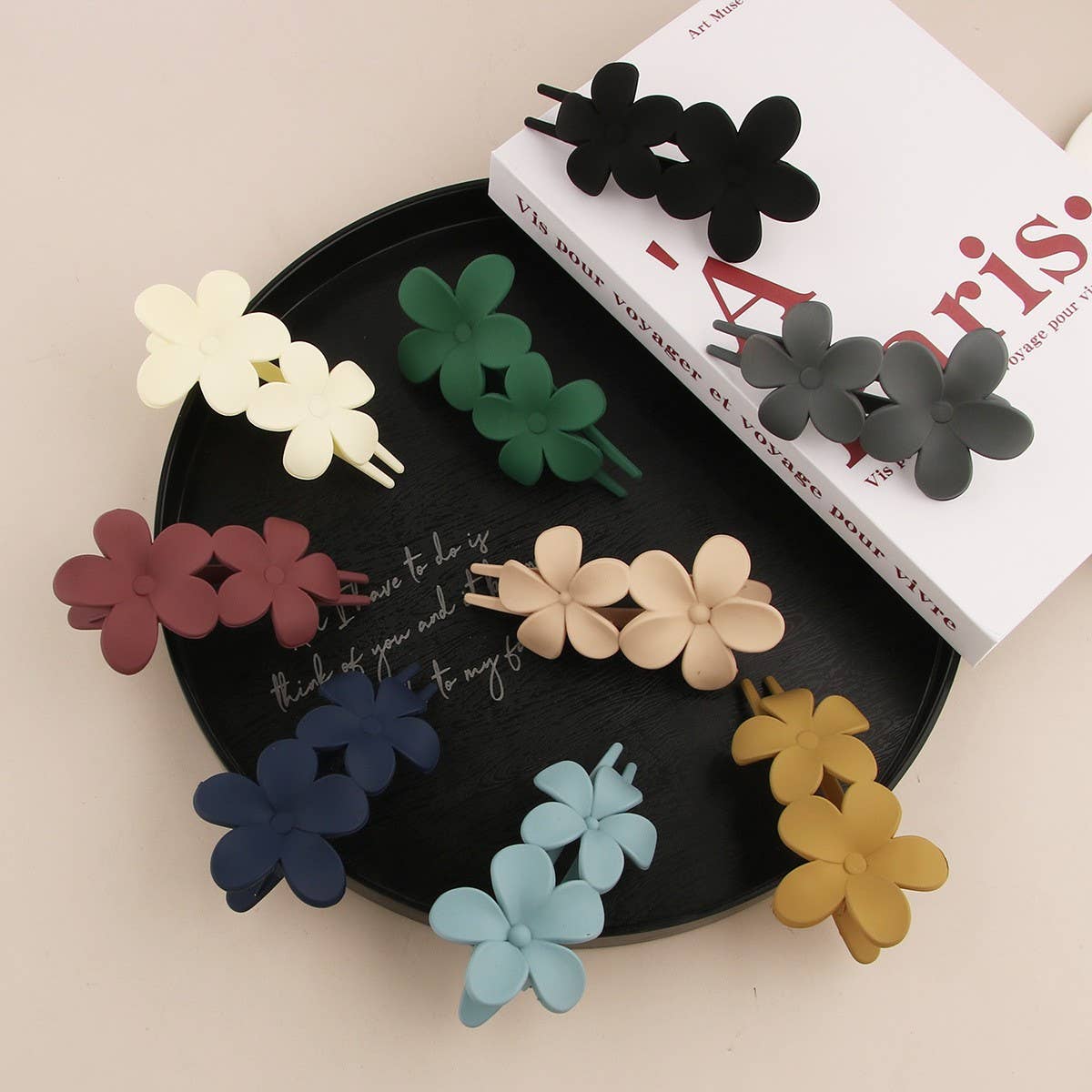 Butterfly & Flower Hair Clip ??œUpdo Accessory_CWMM5006