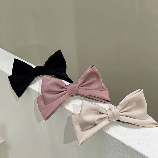 3D Bow Hair Clip, Simple Elegant Summer Top Pin_CWAHA3955