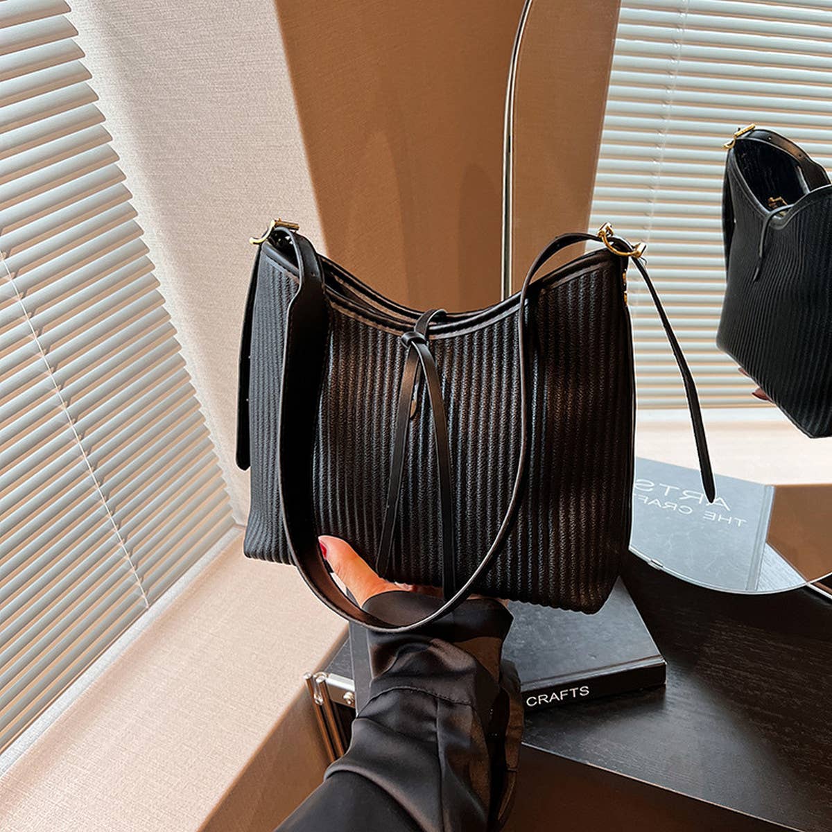 WOMEN LARGE CAPACITY TOTE BAG SHOULDER BAG_CWAB1566