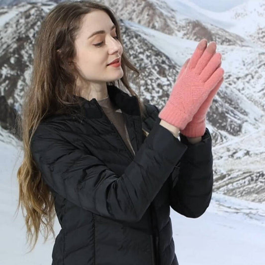 WINTER DOUBLE LAYER TOUCH SCREEN KNITTED GLOVES_CWAG0372