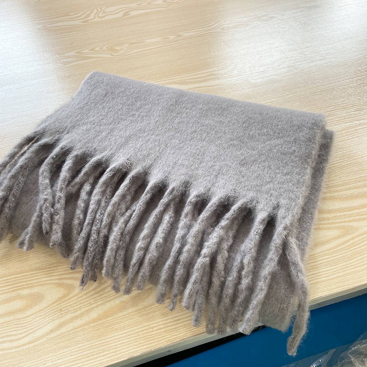 Soft Mohair Feel Scarf - Cozy Winter Wrap_CWASC0323