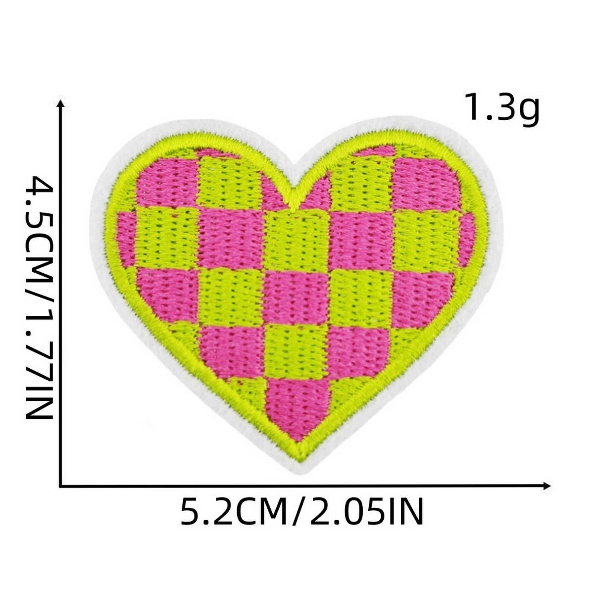 NEW CREATIVE COLORFUL LOVE EMBROIDERY PATCH
