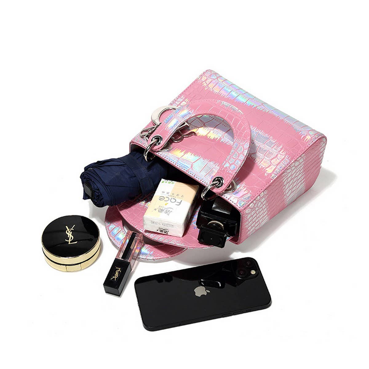 HIGH-QUALITY CROCODILE PATTERN WOMEN'S HANDBAG_CWAB3623