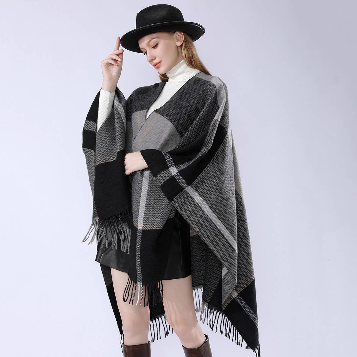 NEW FASHION ALL-MATCH CLOAK SHAWL WARM AND THICK