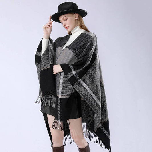 NEW FASHION ALL-MATCH CLOAK SHAWL WARM AND THICK