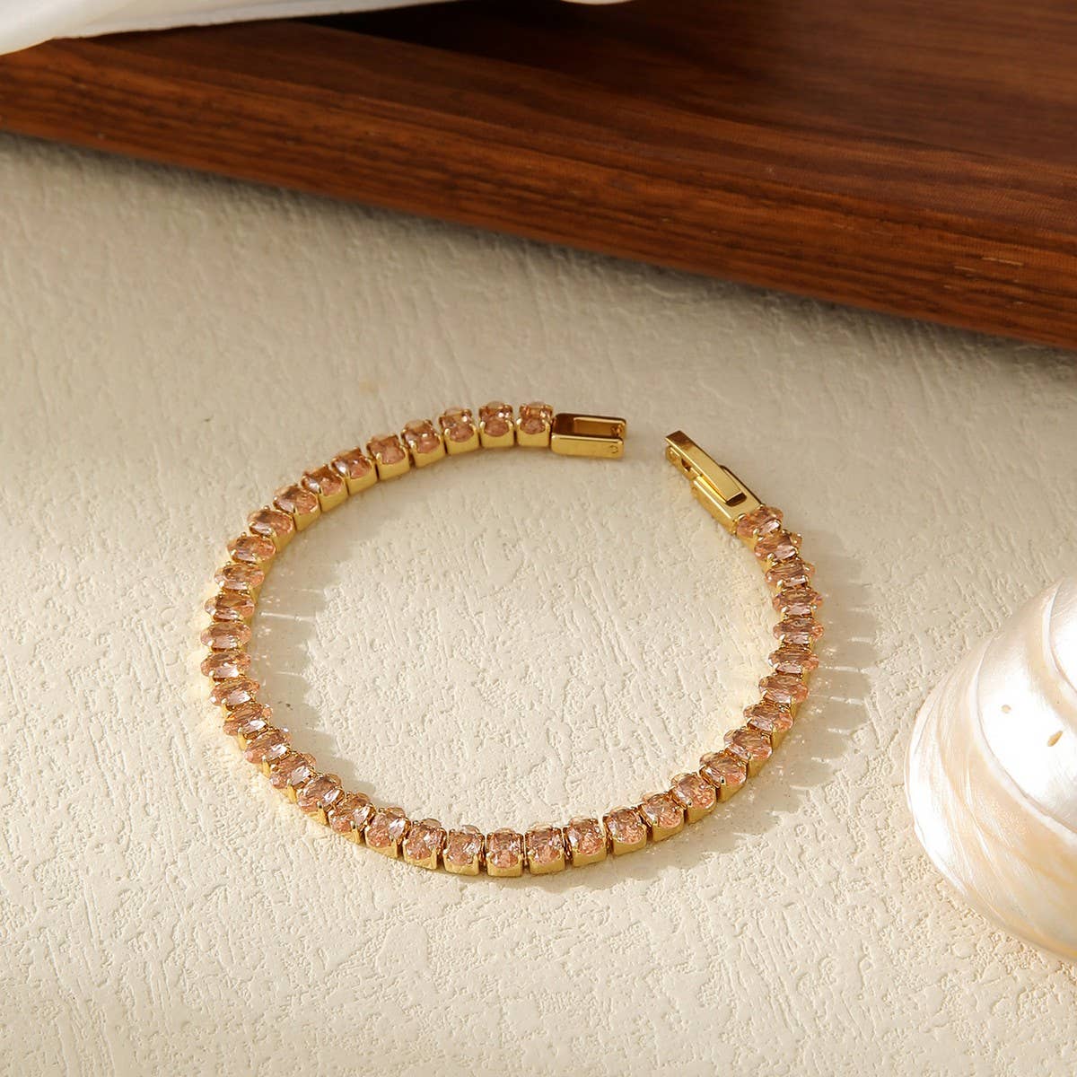 MULTI-COLOR DIAMOND SINGLE ROW FULL DIAMONDBRACELET