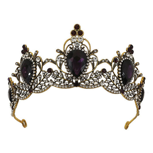 BRIDAL JEWELRY CROWN WEDDING CRYSTAL TIARAS_CWMM2022