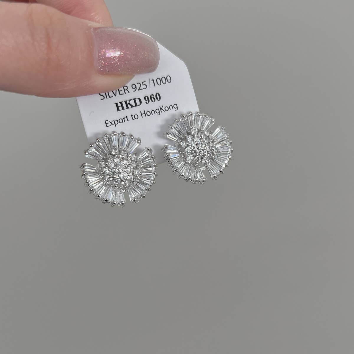 ZIRCON CHRYSANTHEMUM EARRINGS_CWAJE2025