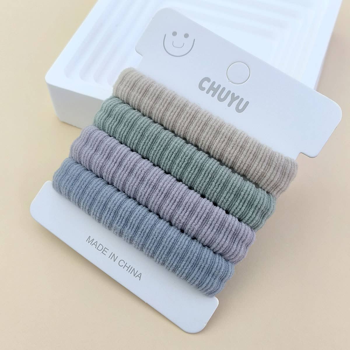 HIGH ELASTICITY SIMPLE PONYTAIL HAIR TIES_CWAHA1131