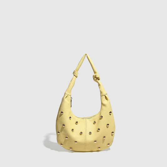 Metallic Studded  Shoulder Bag for Women_CWAB5680