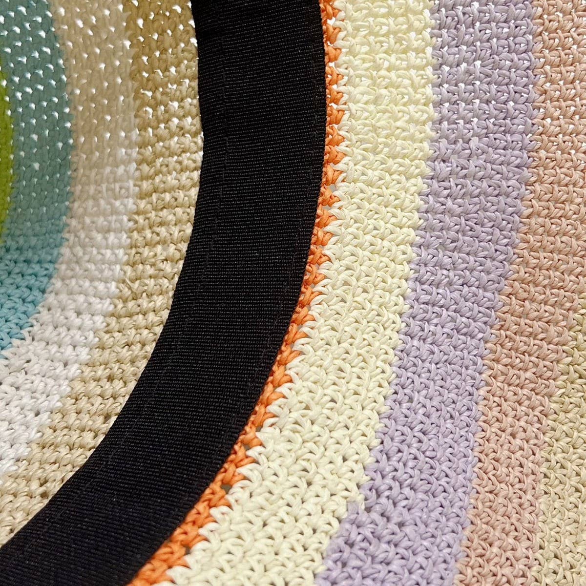 Summer colorful fashion holiday straw hat_CWAH3587