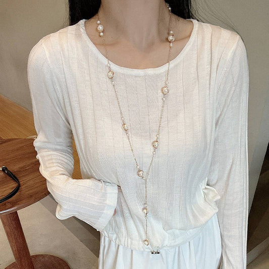WOMEN'S ALL-MATCH HIGH-END PEARL SWEATER NECKLACE