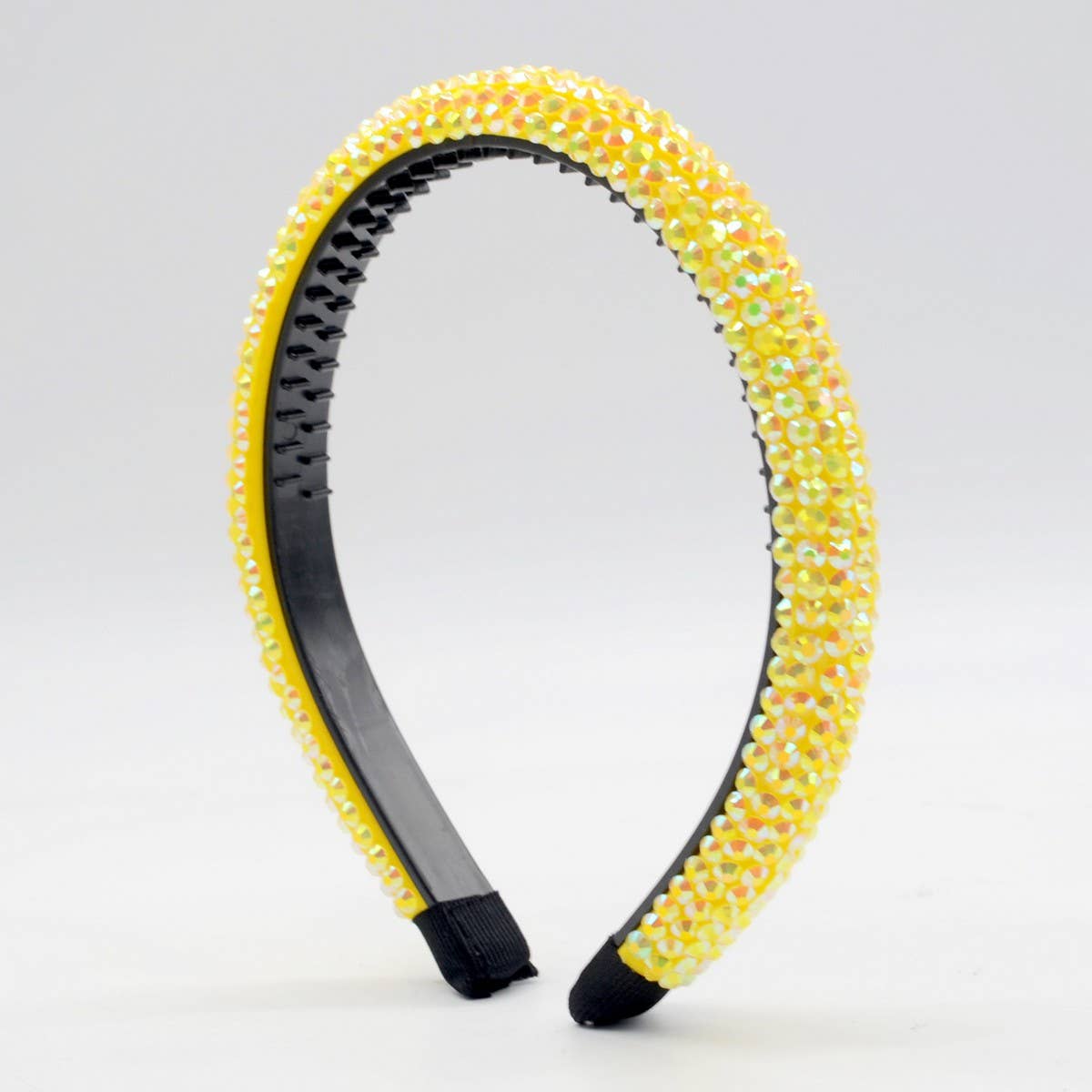 MONOCHROME RHINESTONE DECOR HAIR HOOP_CWAHA0357