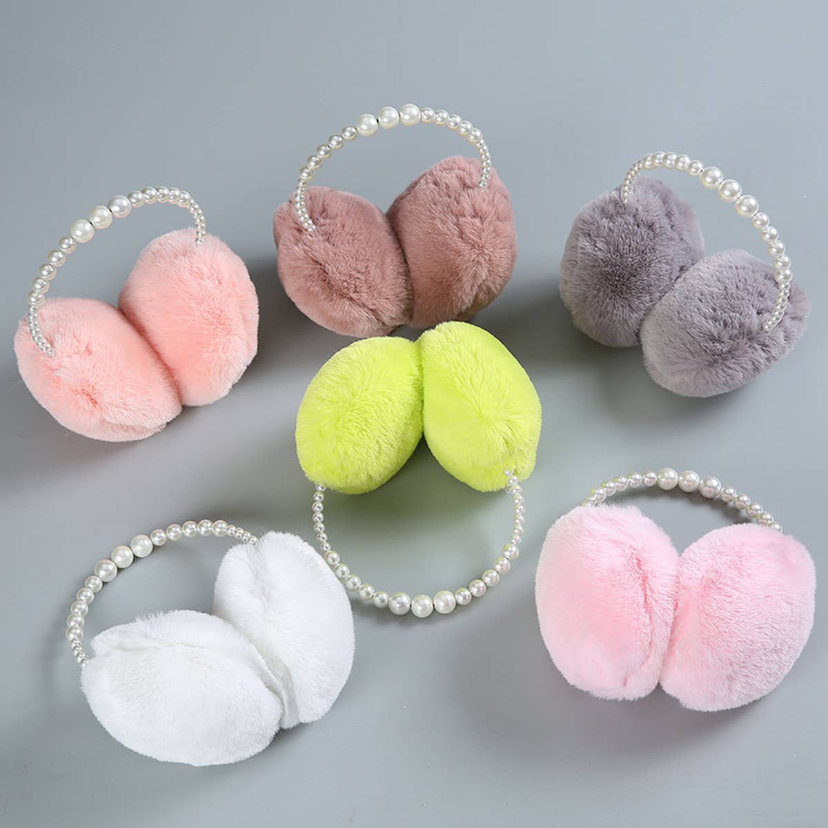 FASHIONABLE WARM PEARL EARMUFFS