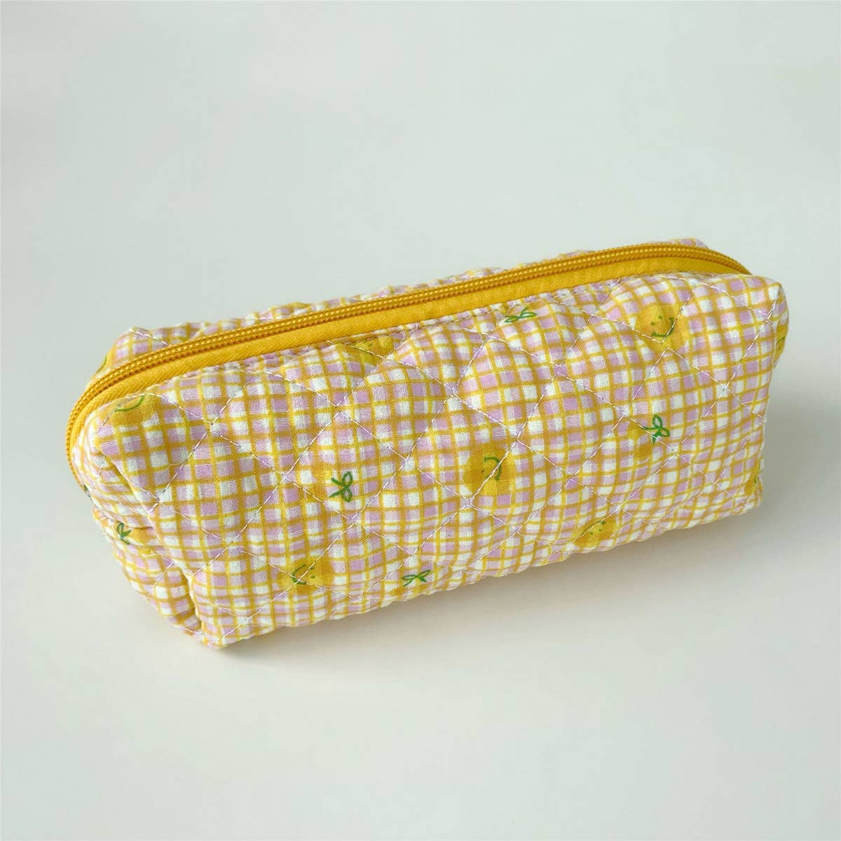 CASUAL FLORAL PENCIL CASE COSMETIC BAG_CWAB1044