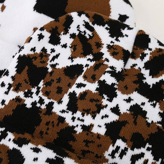 KOREAN STYLE EMBROIDERED LETTER KNITTED HAT_CWAH2119