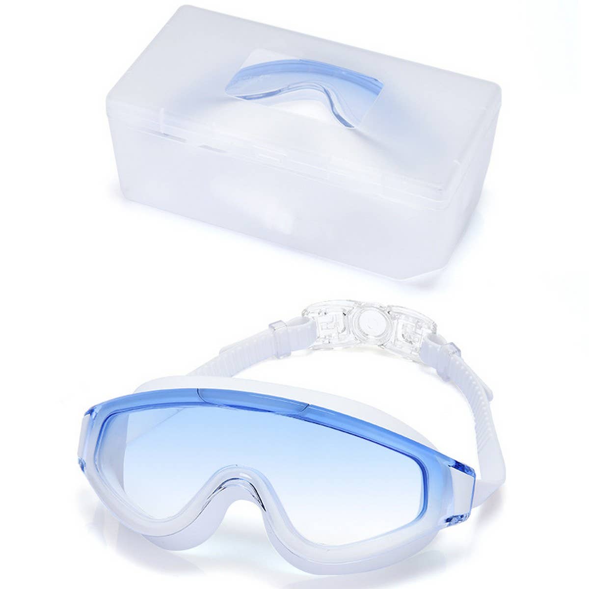Adult Mirror Swim Goggles, HD Anti-Fog Waterproof_CWASG1049
