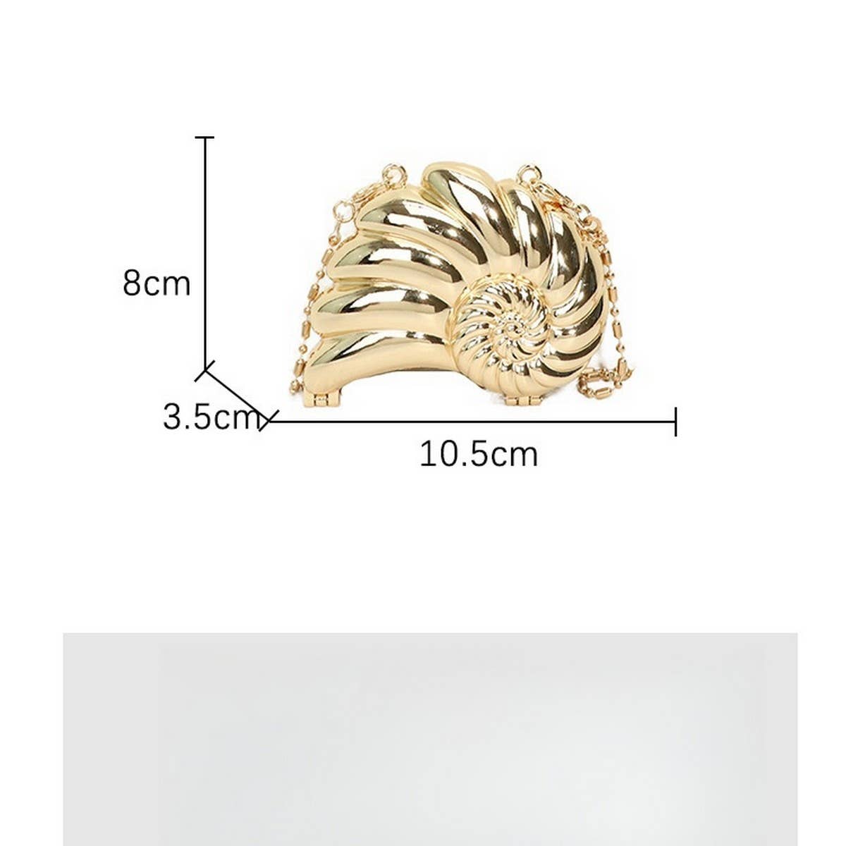 CONCH LIPSTICK  CELEBRITY EVENING BAG CLUTCH BAG_CWAB3264