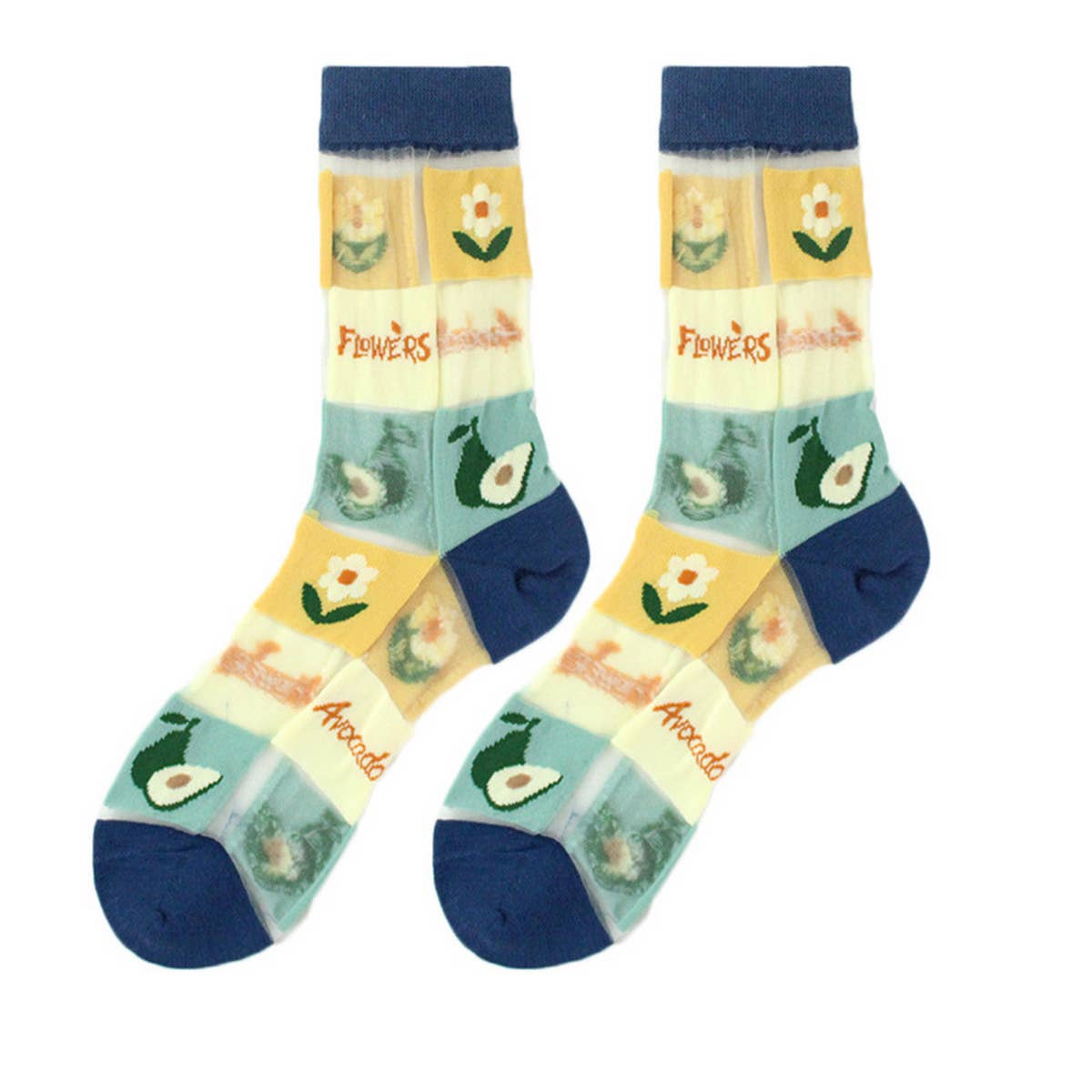 FASHIONABLE THIN FLOWER FOREST GLASS STOCK