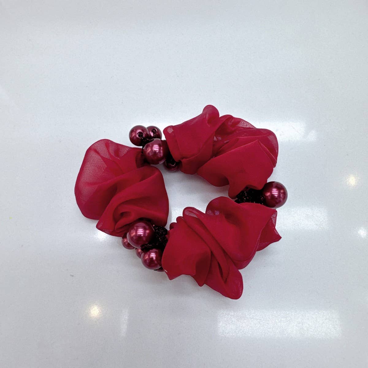 Elegant Pearl Hair Tie Cute Ponytail Holder