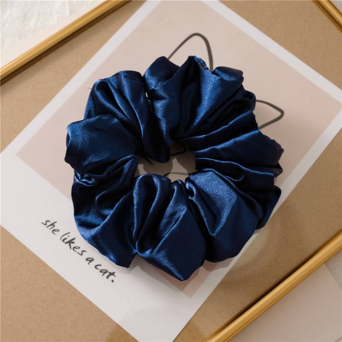 LARGE SATIN HAIRBAND CLOTH RING HAIR ACCESSORIES_CWAHA4166
