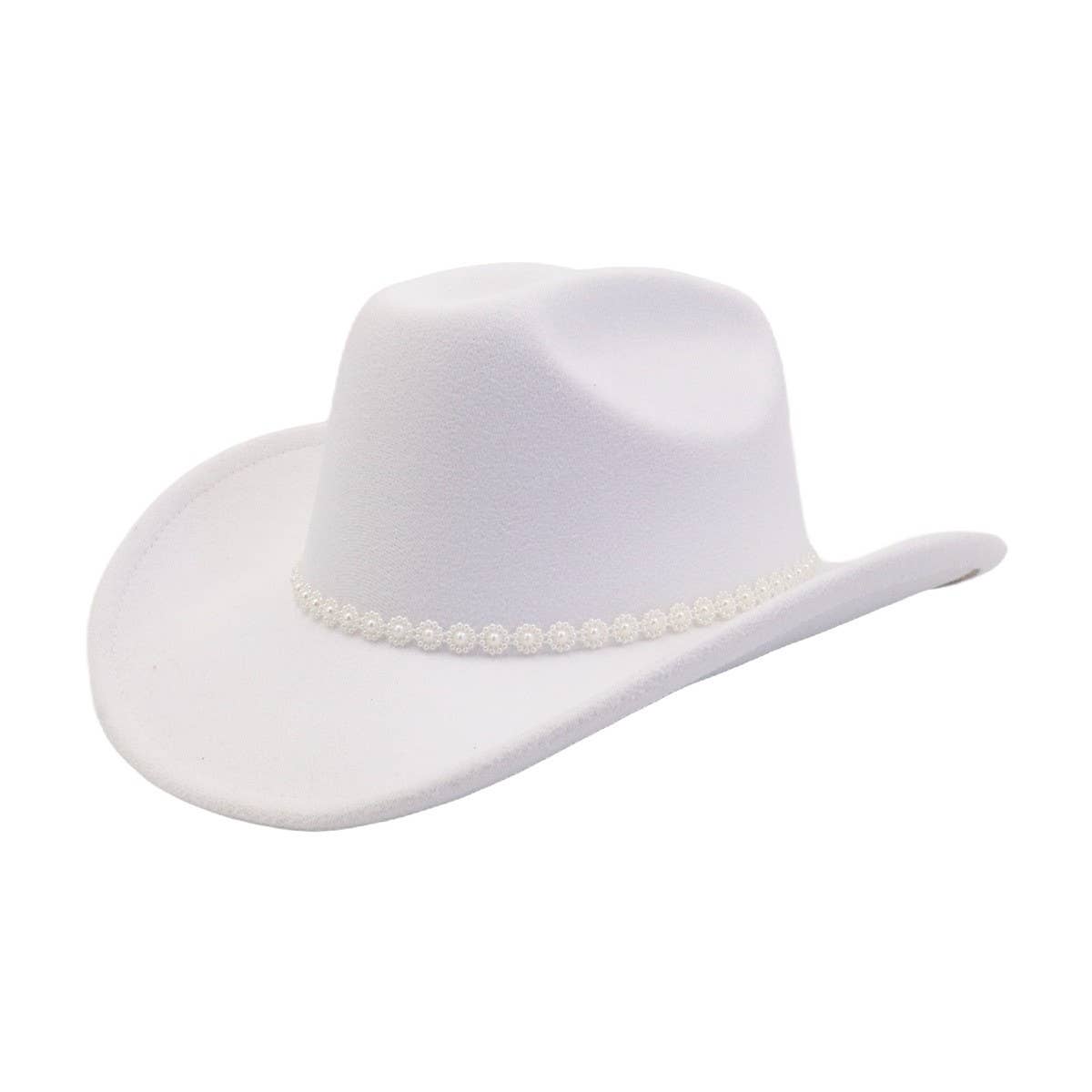 New Wool Fedora Cowboy Hat Western Ethnic Style_CWAH04455