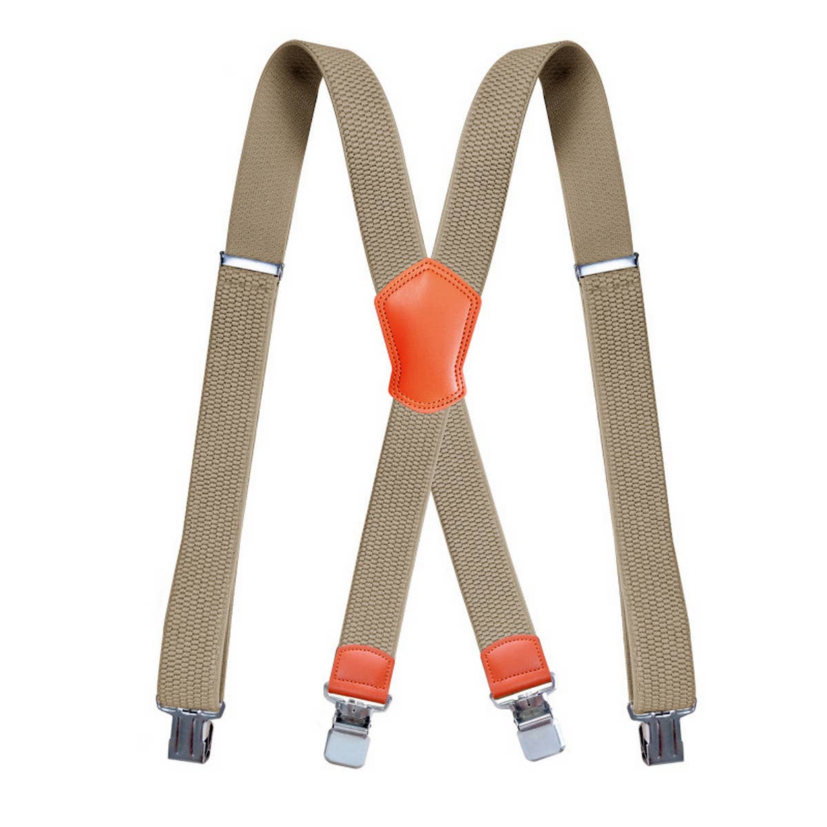 UNISEX ELASTIC X-SHAPED SUSPENDER CLIP