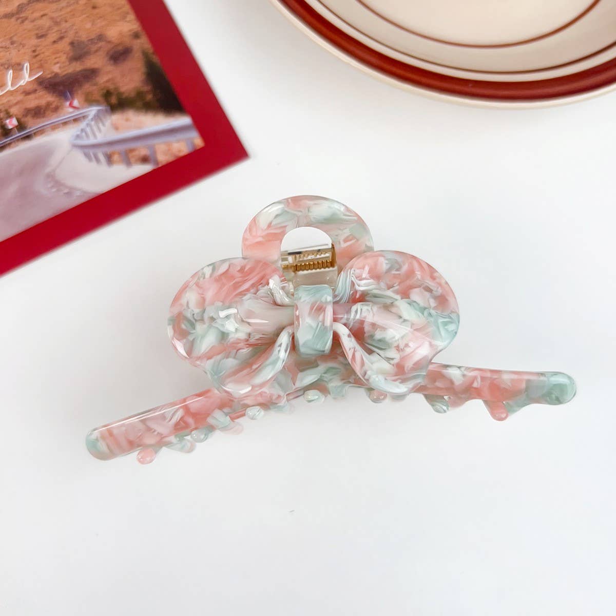 AESTHETIC AND HIGH-END SWEET BOW HAIRPIN_CWAHA1587
