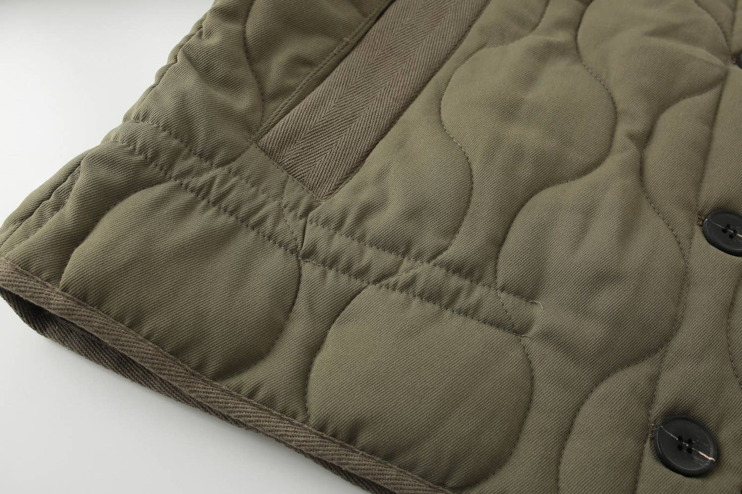 Round-neck, long-sleeved, loose cotton jacket