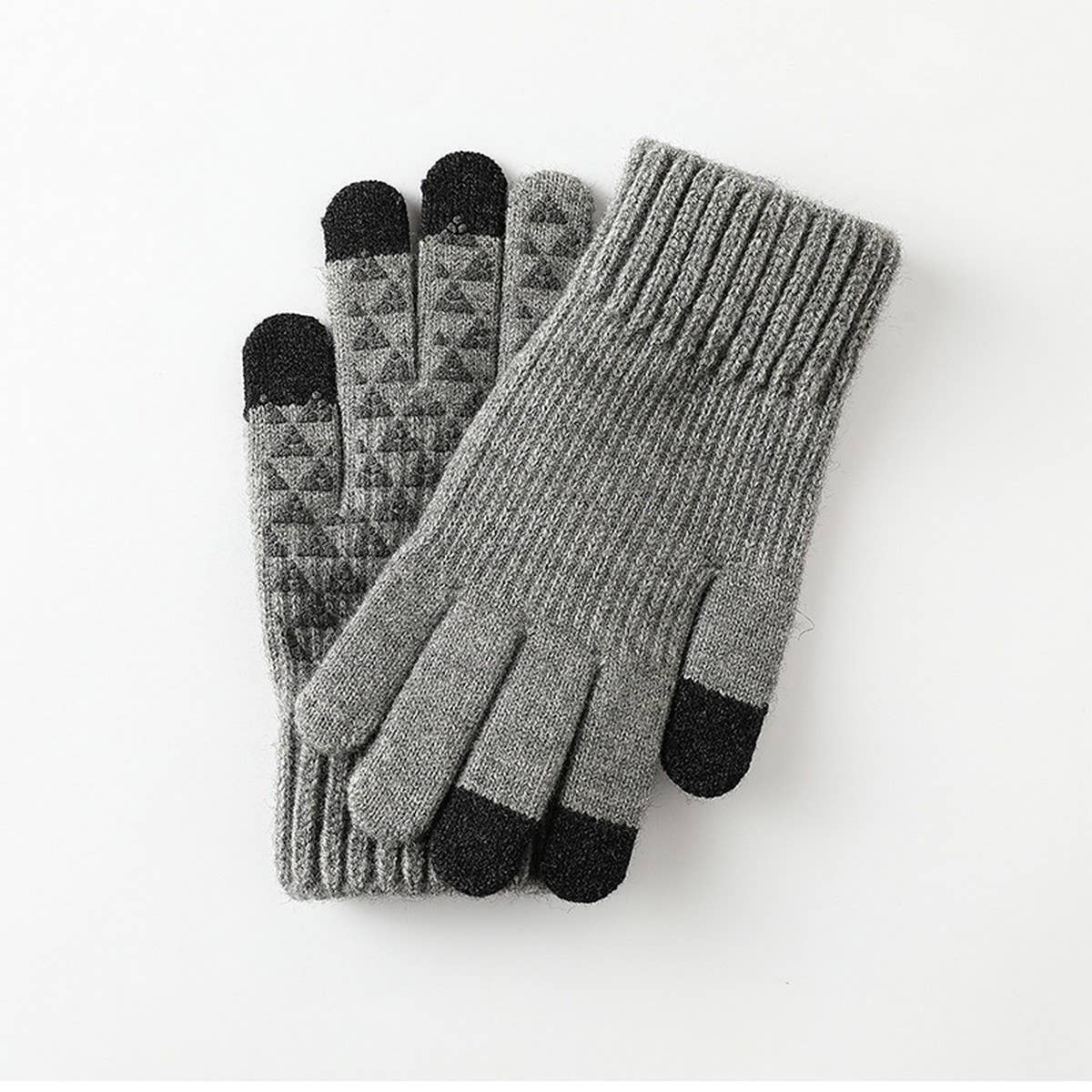 WINTER MEN'S RUBBER TOUCH SCREEN GLOVES