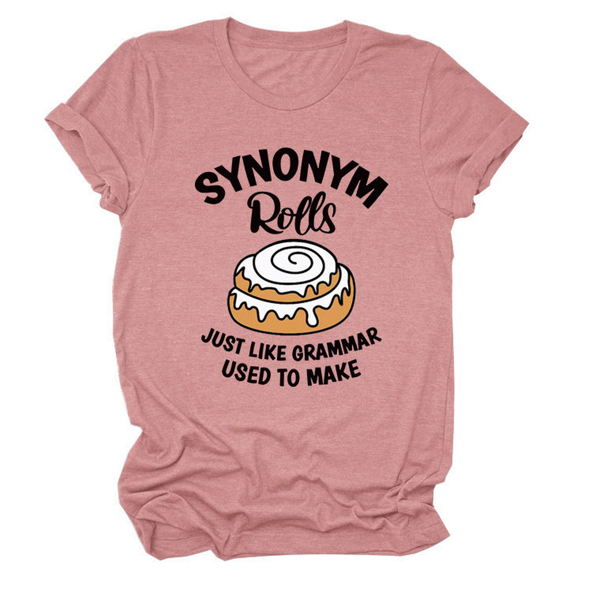 Loose Fit Women¡¯s T-Shirt with Cute Graphic