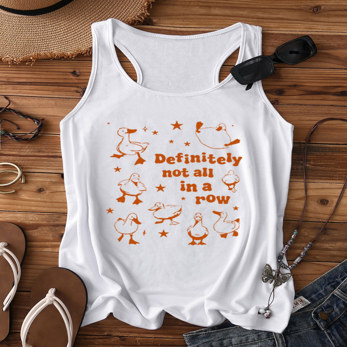 Cute Summer Racerback Tank Top for Women