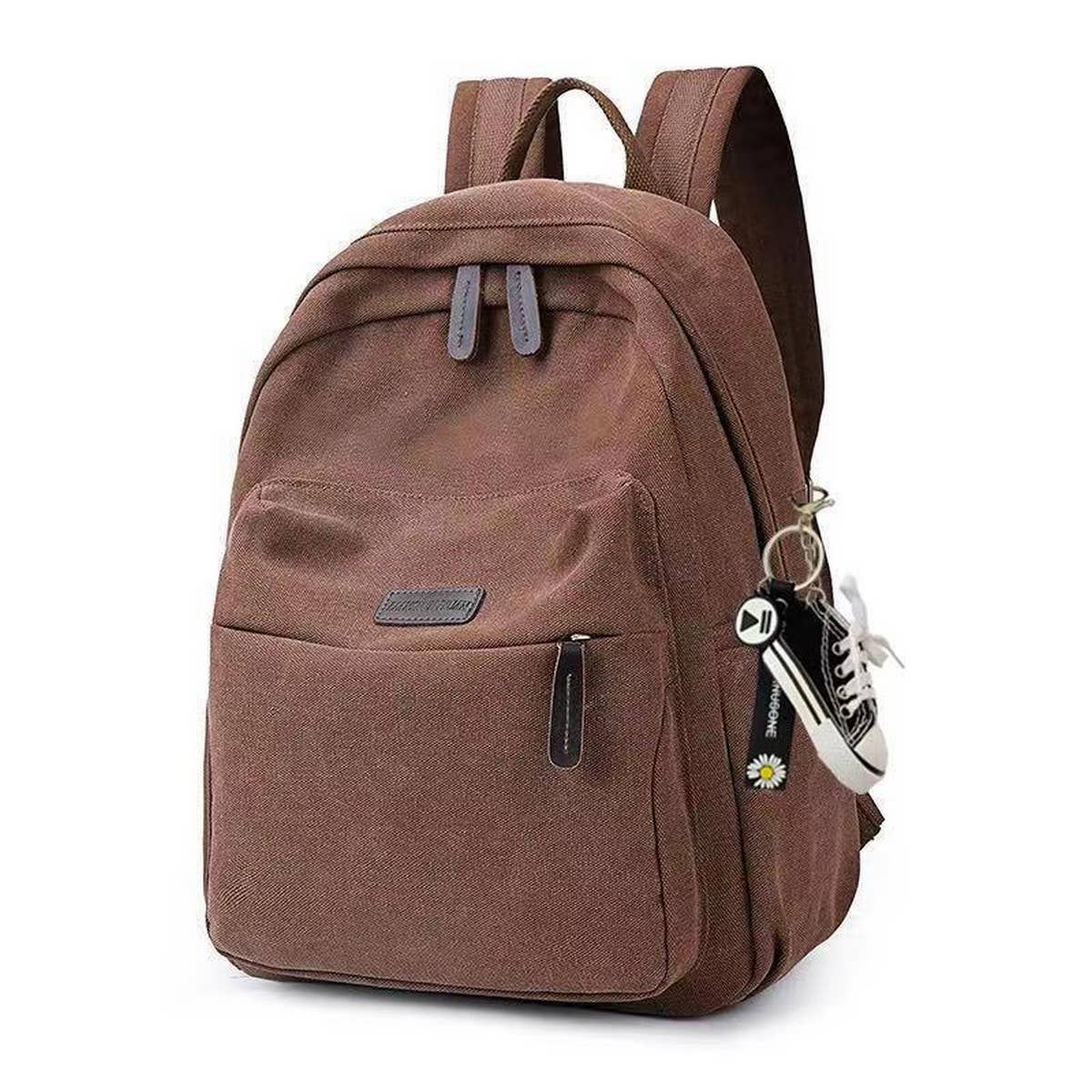 BACK-TO-SCHOOL CANVAS BACKPACK,LAPTOP COMPARTMENT_CWAB2209