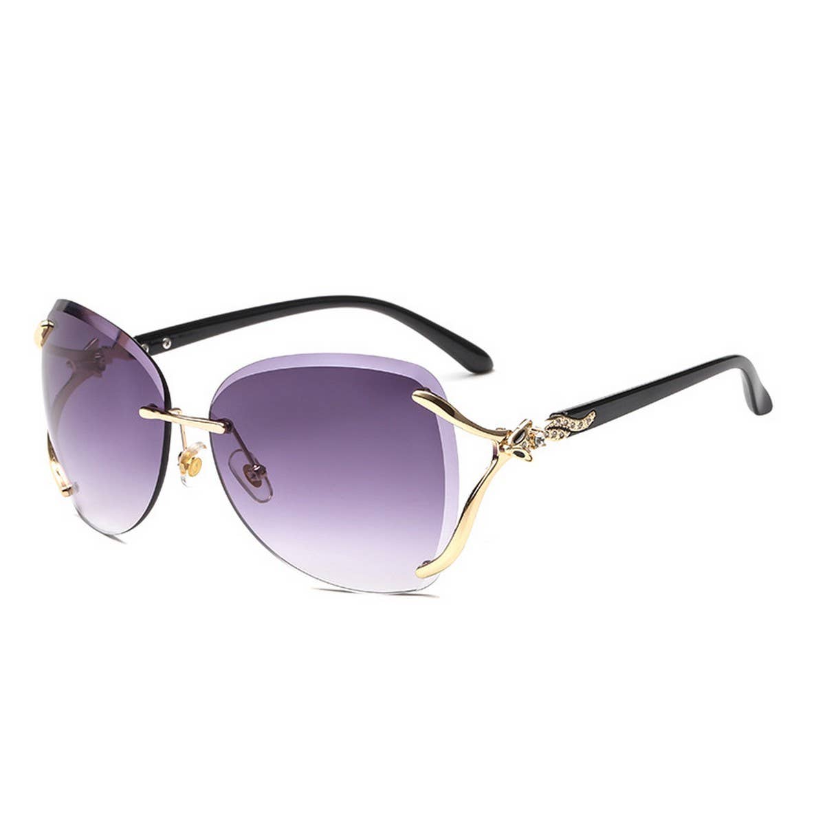 Fox Head Rimless Fashion Sunglasses for Women