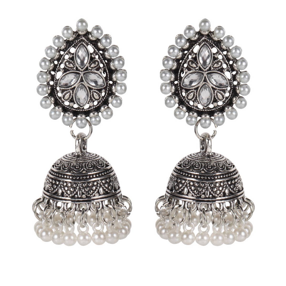 HANDMADE TASSEL BELL STYLE EARRINGS