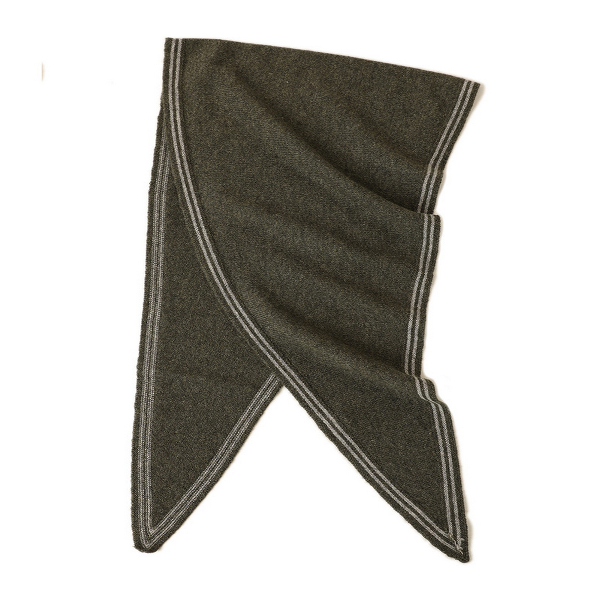 Lightweight Knit Wrap ? Soft Triangle Neck Scarf