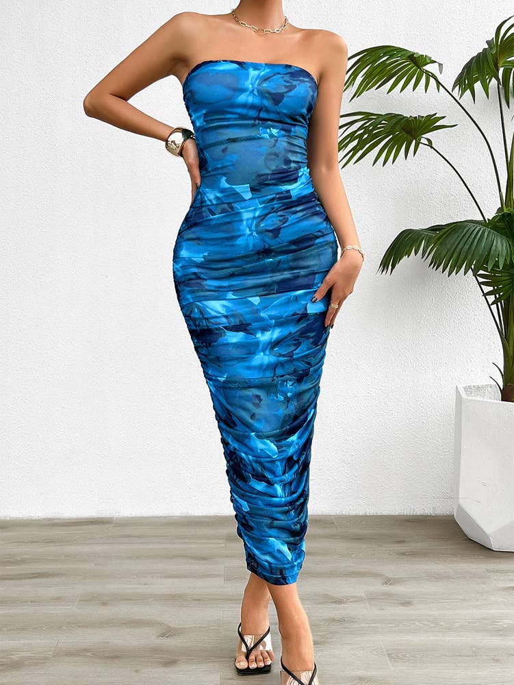 TEMPERA TOP TOP SMUDGED DRESS