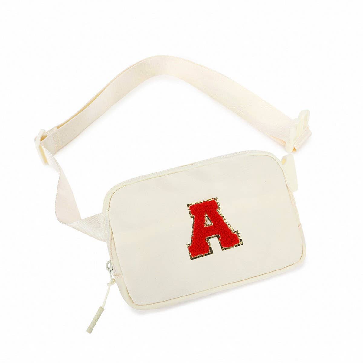Sporty Fanny Pack??Chenille Letters & Nylon Fabric_CUAB0283