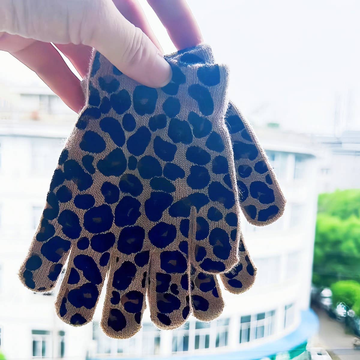 CWAG0281_CARTOON FULL FINGER PLUSH CHILDREN'S GLOVES