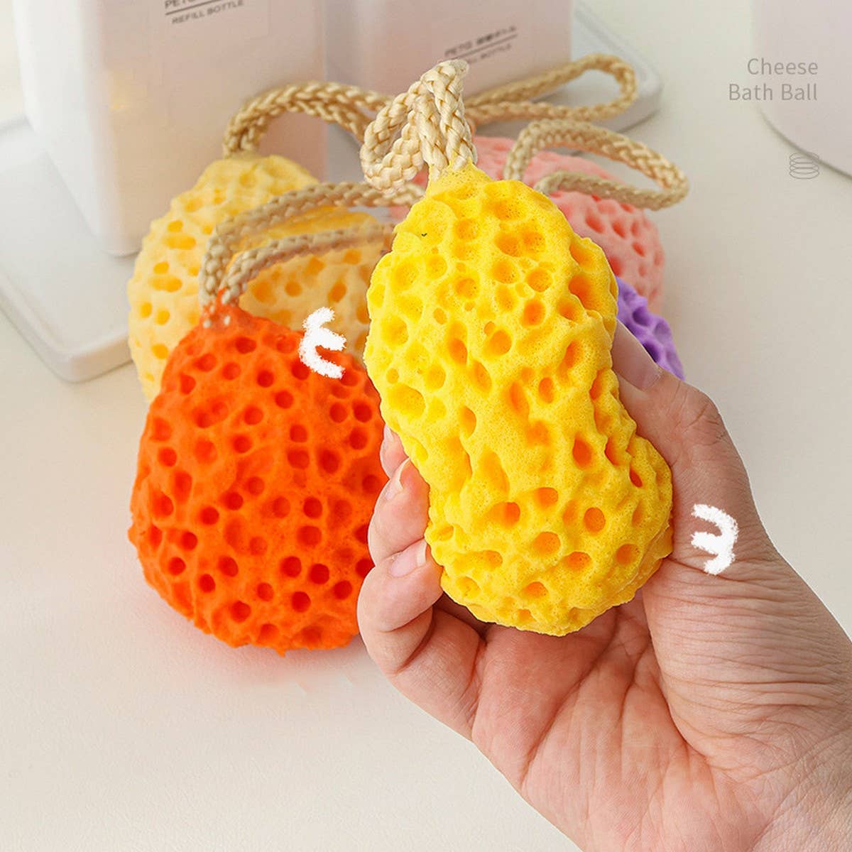 HONEYCOMB SPONGE BATH BALL BATH SPONGE BATH SPONGE