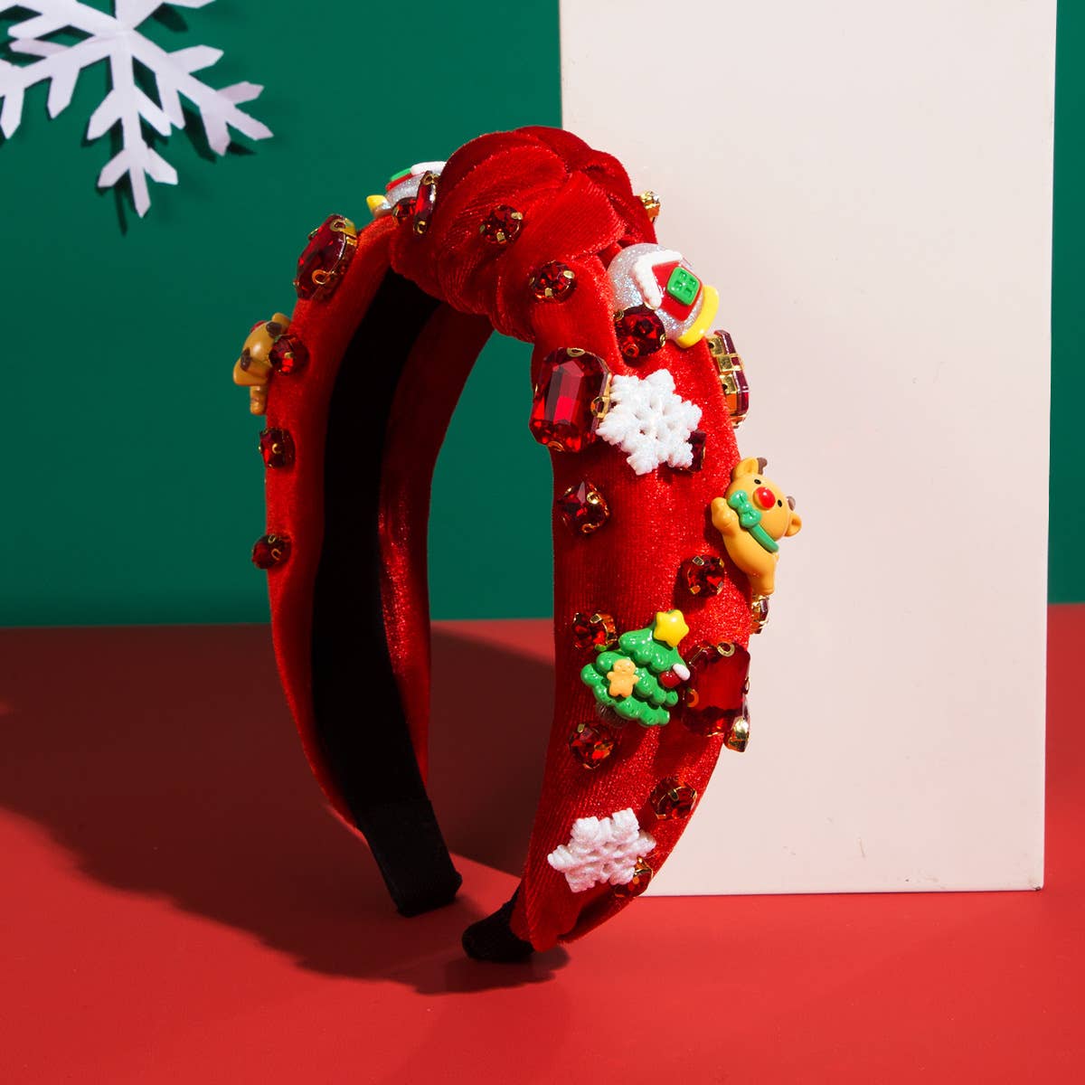 CHRISTMAS HEADBAND HIGH QUALITY FLANNELETTE