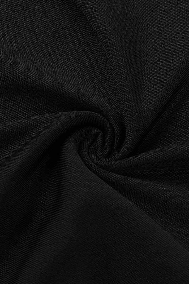 CWDMD5086_SCALLOPED EDGE COWL NECK SLIT BODYCON CAMI DRESS