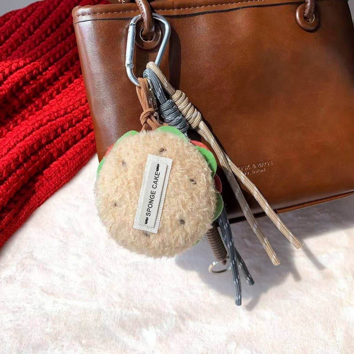 CWMM10407_CUTE CAKE KEYCHAIN CARTOON BACKPACK CHARM PENDANT